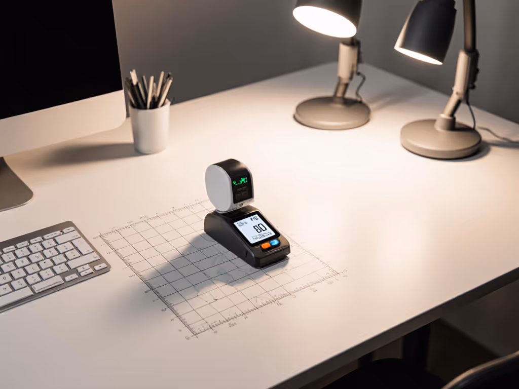 measuring_lux_levels_at_desk_surface