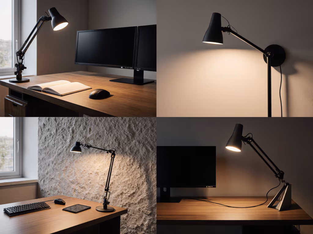 Clamp, Base, Floor, Wall: Mounting Face-Off for Desk Lamp Stability & Space