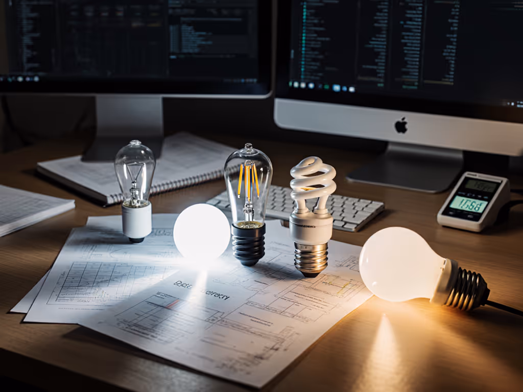 Desk Lamp Bulb Technologies: A Data-Driven Comparison